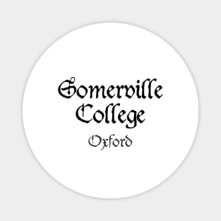 Oxford Somerville College Medieval University Magnet